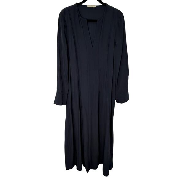 Ulla Johnson Asilia Maxi Dress Women 8 Black Minimalist Capsule Wardrobe No Belt - Picture 3 of 12